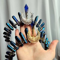 SELENE Titanium Quartz Crystal Crown
