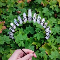 ANGEL DUST Aura Quartz Crystal Crown