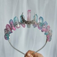 MOON CANDY Titanium Quartz Crystal Crown
