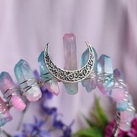 MOON CANDY Titanium Quartz Crystal Crown
