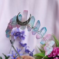 MOON CANDY Titanium Quartz Crystal Crown