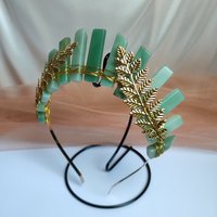 HERA Green Aventurine Crystal Crown