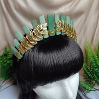 HERA Green Aventurine Crystal Crown