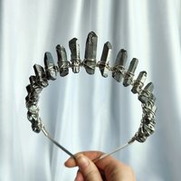 MERCURY Titanium Quartz Crystal Crown