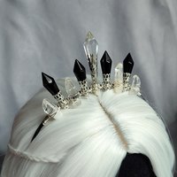 DARK ANGEL Glass Crystal Crown