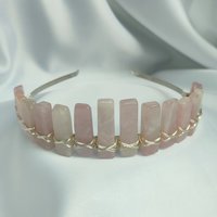 Rose Quartz Headband