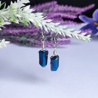 Wire wrapped Crystal Earrings
