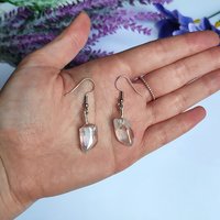 Wire wrapped Crystal Earrings