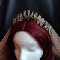 DRUID Smokey Quartz Crystal Crown