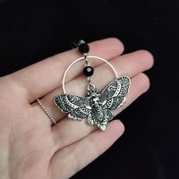 Death Moth Earrings