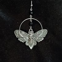 Death Moth Earrings
