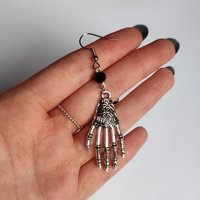 Skeleton Hand Earrings