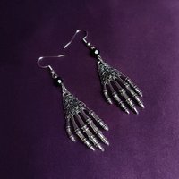Skeleton Hand Earrings