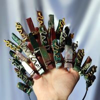 MEDUSA Indian Agate Crystal Crown