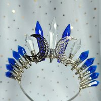 ASTRID Glass Crystal Crown