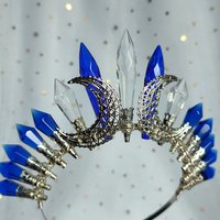 ASTRID Glass Crystal Crown