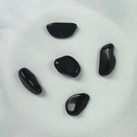 Obsidian Wire Wrapped Pendant in Silver
