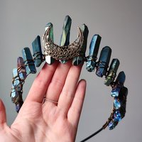 GALAXIA Titanium Quartz Crystal Crown