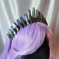GALAXIA Titanium Quartz Crystal Crown