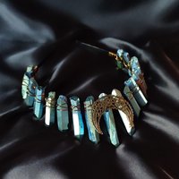 GALAXIA Titanium Quartz Crystal Crown
