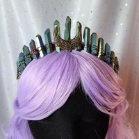 GALAXIA Titanium Quartz Crystal Crown