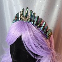 GALAXIA Titanium Quartz Crystal Crown