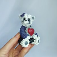 Bear with Heart Figurine