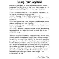 New Beginnings Crystal Set with Guide