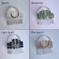 Crystal Combs with Moon
