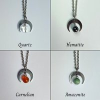 Moon Gemstone Necklace