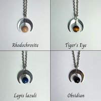Moon Gemstone Necklace