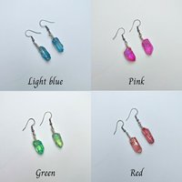 Wire wrapped Crystal Earrings