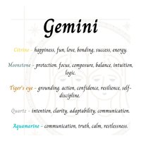 Gemini Gemstone Pendant