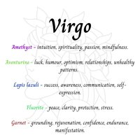 Virgo Gemstone Pendant
