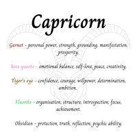 Capricorn Gemstone Pendant