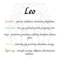 Leo Gemstone Pendant