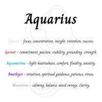 Aquarius Gemstone Pendant