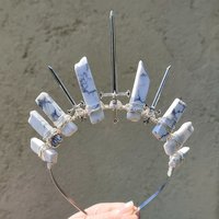 CRUSADER Howlite Crystal Crown