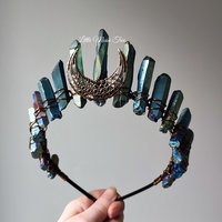 GALAXIA Titanium Quartz Crystal Crown