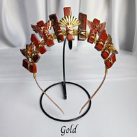 ORIENTAL Red Jasper Crystal Crown