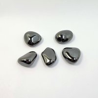 Hematite polished tumblestone.