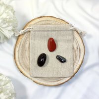 Root Chakra Crystal Set with Guide