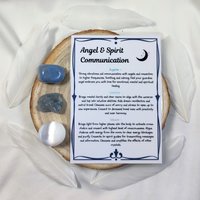 Angel & Spirit Guide Communication Crystal Set with Guide