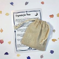 Pets & Animal Healing Crystal Set with Guide