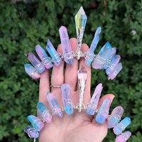 UNICORN QUEEN Titanium Quartz Crystal Crown