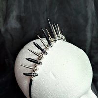 PUNK ROCK Howlite Crystal Crown