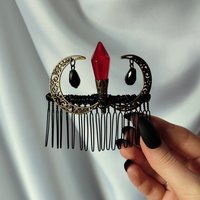 Gothic Moon Comb
