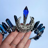 SELENE Titanium Quartz Crystal Crown