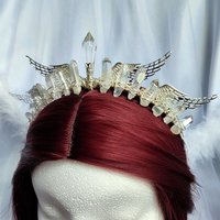 ANGELUS Aura Quartz Crystal Crown