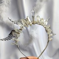 ANGELUS Aura Quartz Crystal Crown